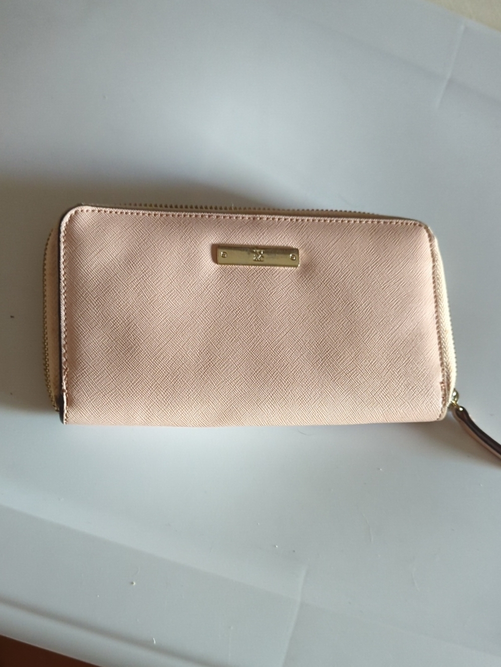NY&C Blush Pink Zipper Wallet